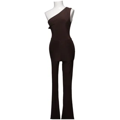 Jumpsuit (Brown) from Ego Elastane, Polyester