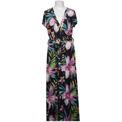 Långklänning (Svart, Flerfärgad) från Bodyflirt Boutique Elastan, Polyester