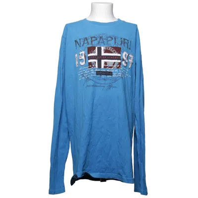 Long sleeve T-shirt (Blue) from Napapijri Cotton