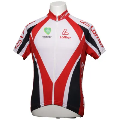 Maillot de vélo (Rouge, Noir, Blanc) de Löffler Polyester