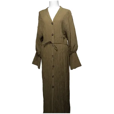 Skjortekjole (Beige) fra By Malene Birger Viscose