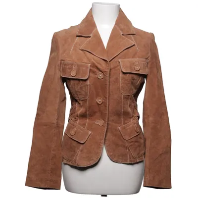 Leather jacket (Brown) from Rue21 Leather, Polyester