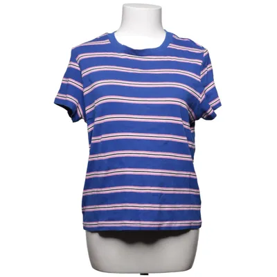 T-shirt (Blå, Flerfarvet) fra Monki Bomuld, Elastan