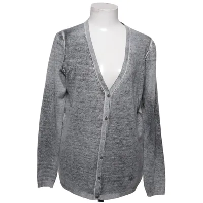 Cardigan (Gray) from Cassani Angora, Polyamide, Polyester, Viscose, Wool
