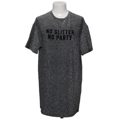 Klänning (Grå) från Zara Trafaluc Elastan, Metallfiber, Polyester, Viskos