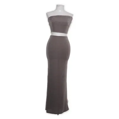 Maxi jurk (Grijs) van ASOS Design Elastaan, Polyester