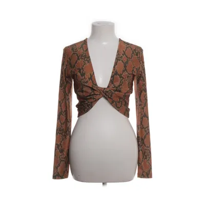 Crop top (Orange, Multicolored) from Hanne Bloch Elastane, Polyamide, Polyester