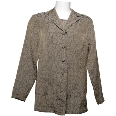 Blazer (Marron) de Prêt à Porter Polyamide, Polyester