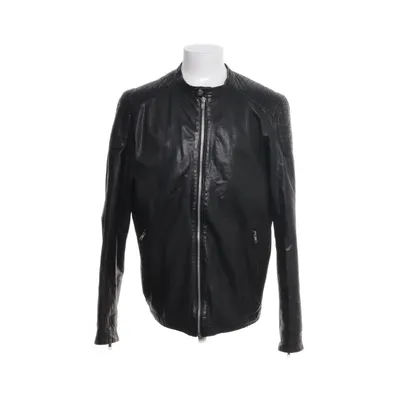 Läderjacka (Svart) från Premium by Jack & Jones Bomull, Skinn