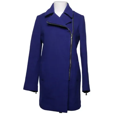 Manteau (Bleu) de Parosh Cachemire, Polyamide, Polyester, Laine