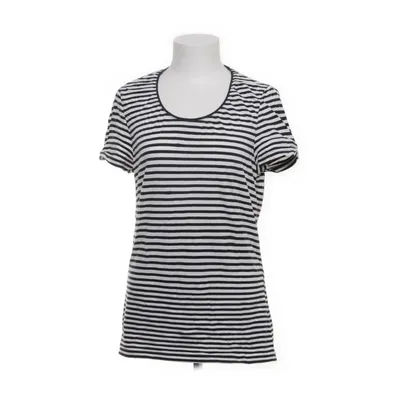 T-shirt (Sort, Hvid) fra KappAhl Bomuld, Elastan