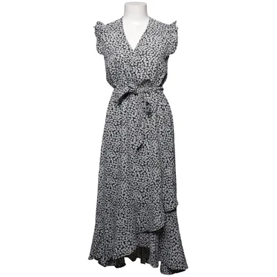 Wikkeljurk (Zwart, Wit) van Allegra K Elastaan, Polyester