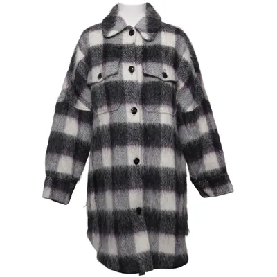 Kappa (Grå, Vit, Svart) från Woolrich Alpackaull, Mohair, Polyamid, Polyester