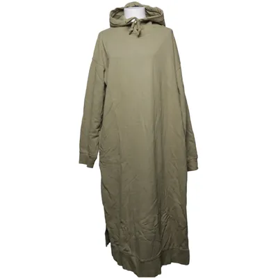Capuchon jurk (Groen) van Uniqlo Katoen, Elastaan