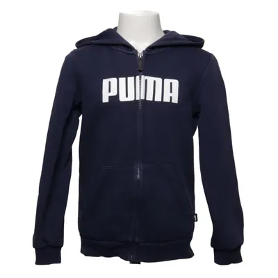 Hoodie (Blue) from Puma Cotton, Elastane, Polyester
