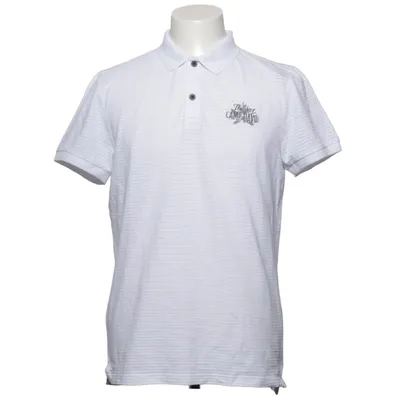 Poloshirt (Wit) van Camp David Katoen