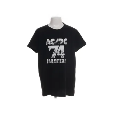 T-shirt (Svart, Vit) från ACDC Bomull, Polyester