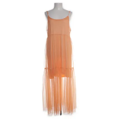 Maxi dress (Orange) from Wiya Elastane, Polyester, Viscose