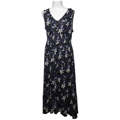 Robe longue (Noir, Multicolore) de Three Sixty Five