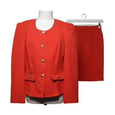 Tailleur jupe (Rouge) de Trevira Polyester
