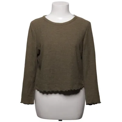 T-shirt à manches longues (Vert) de Topshop Coton, Polyester