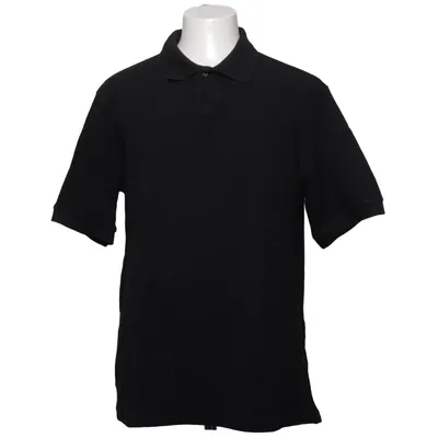 Poloshirt (Schwarz) von Allan Clark Baumwolle, Polyester