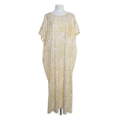 Dress (White, Beige) from Pure by Ulla Popken Organic cotton
