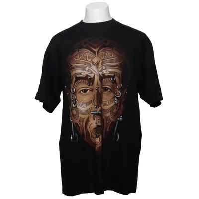 T-shirt (Svart, Flerfärgad) från Rock Eagle Bomull