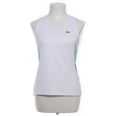 Träningslinne (Vit, Blå) från Lacoste Sport Elastan, Polyester