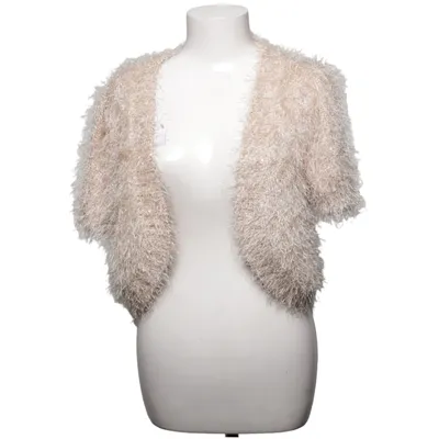 Bolero (Beige) from Peacocks Metallic fiber, Polyester