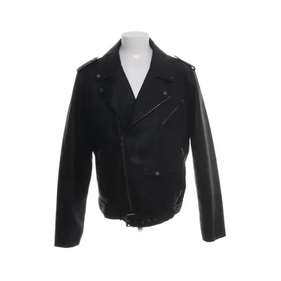 Bikerjacka (Svart) från The Tailoring Club Polyester, Polyuretan, Viskos