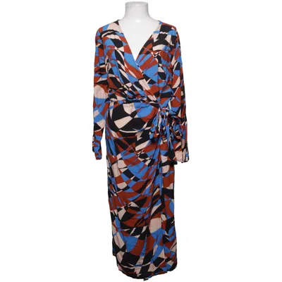 Omlottklänning (Blå, Brun, Flerfärgad) från Bodyflirt Viskos