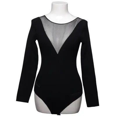 Romper (Zwart) van La Maille Sézane Katoen, Elastaan, Merinowol, Polyamide, Polyester