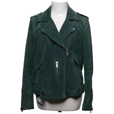 Bikerjacka (Grön) från Selected Femme Skinn, Polyester
