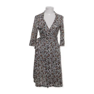 Robe portefeuille (Beige, Noir, Marron) de Diane von Furstenberg Soie