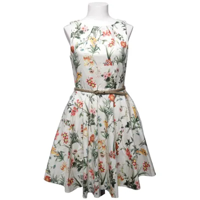 Dress (White, Multicolored) from Closet London Cotton, Elastane