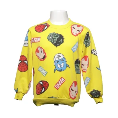 Sweatshirt (Geel, Meerkleurig) van Marvel Katoen