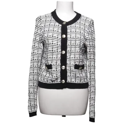 Cardigan (Black, White) from River Island Cotton, Polyester