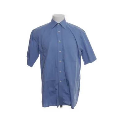 Short sleeve shirt (Blue) from Seiden Sticker Cotton