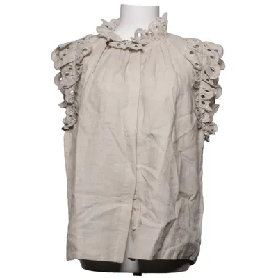 Top (Beige) fra Copenhagen Muse Linned