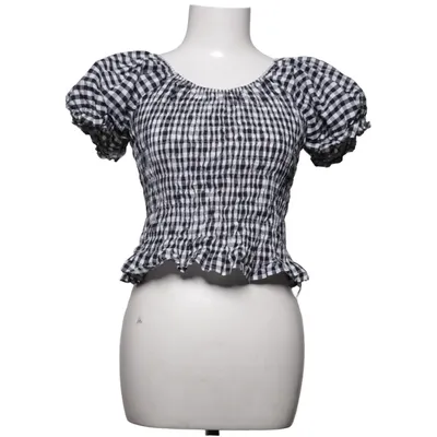 Crop top (Black, White) from Frime Cotton
