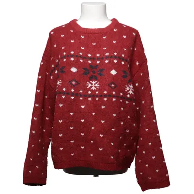 Julesweater (Rød, Hvid, Sort) fra Lager 157 Akryl, Elastan, Polyester