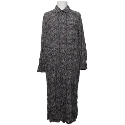 Shirt dress (Black, White) from Ihtoyl Viscose