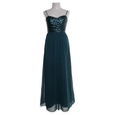 Avondjurk (Turquoise) van Jake's Polyamide, Polyester
