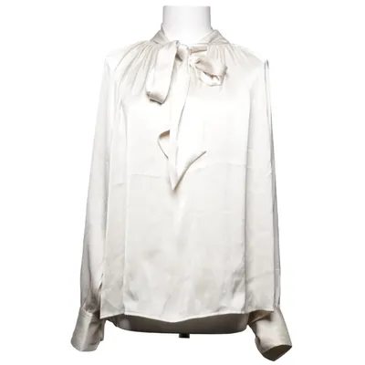 Knytblus (Beige) från Arket Polyester