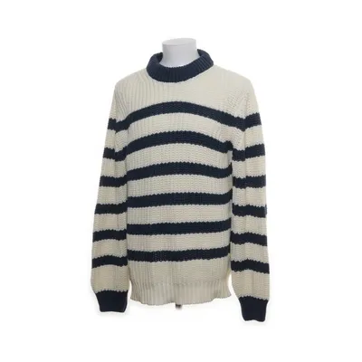 Strickpullover (Blau, Weiß) von TwoThirds Bio-Baumwolle