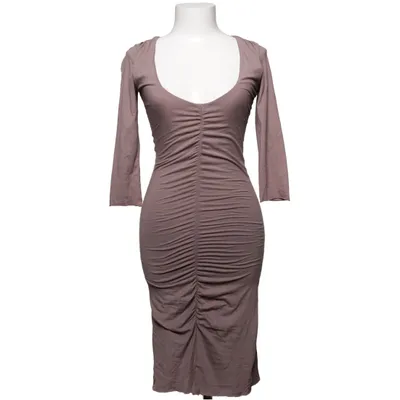 Dress (Brown) from Velvet Cotton, Elastane