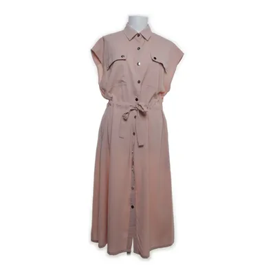 Shirt dress (Pink) from Elli White Polyester