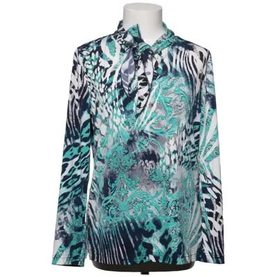 Sløjfebluse (Blå, Hvid, Flerfarvet) fra Couture Line
