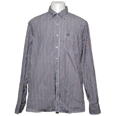 Overhemd (Blauw, Bruin, Wit) van Campione Katoen, Polyester